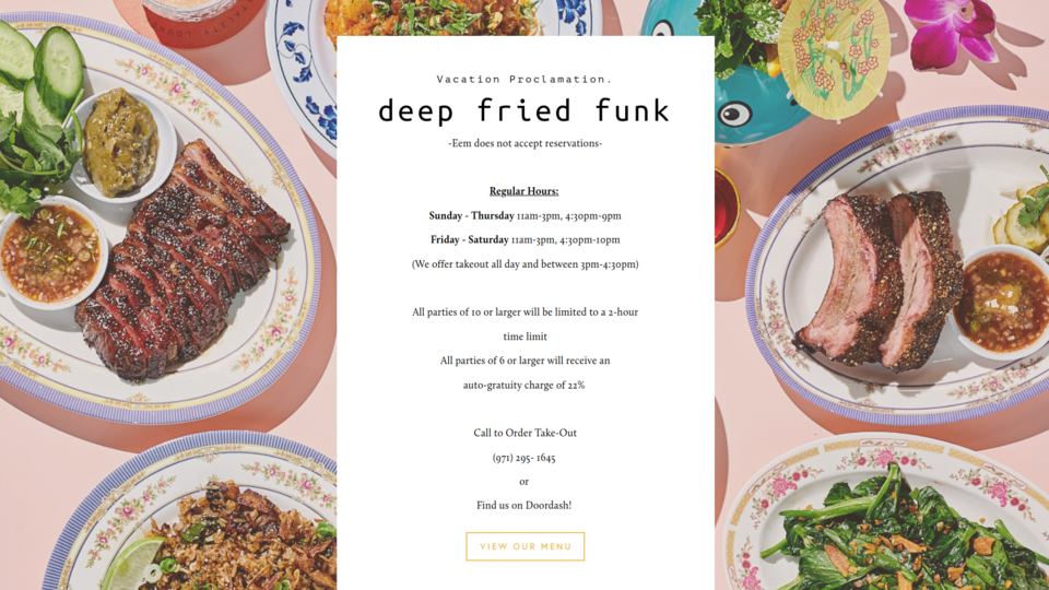 Image example of Single Page Website